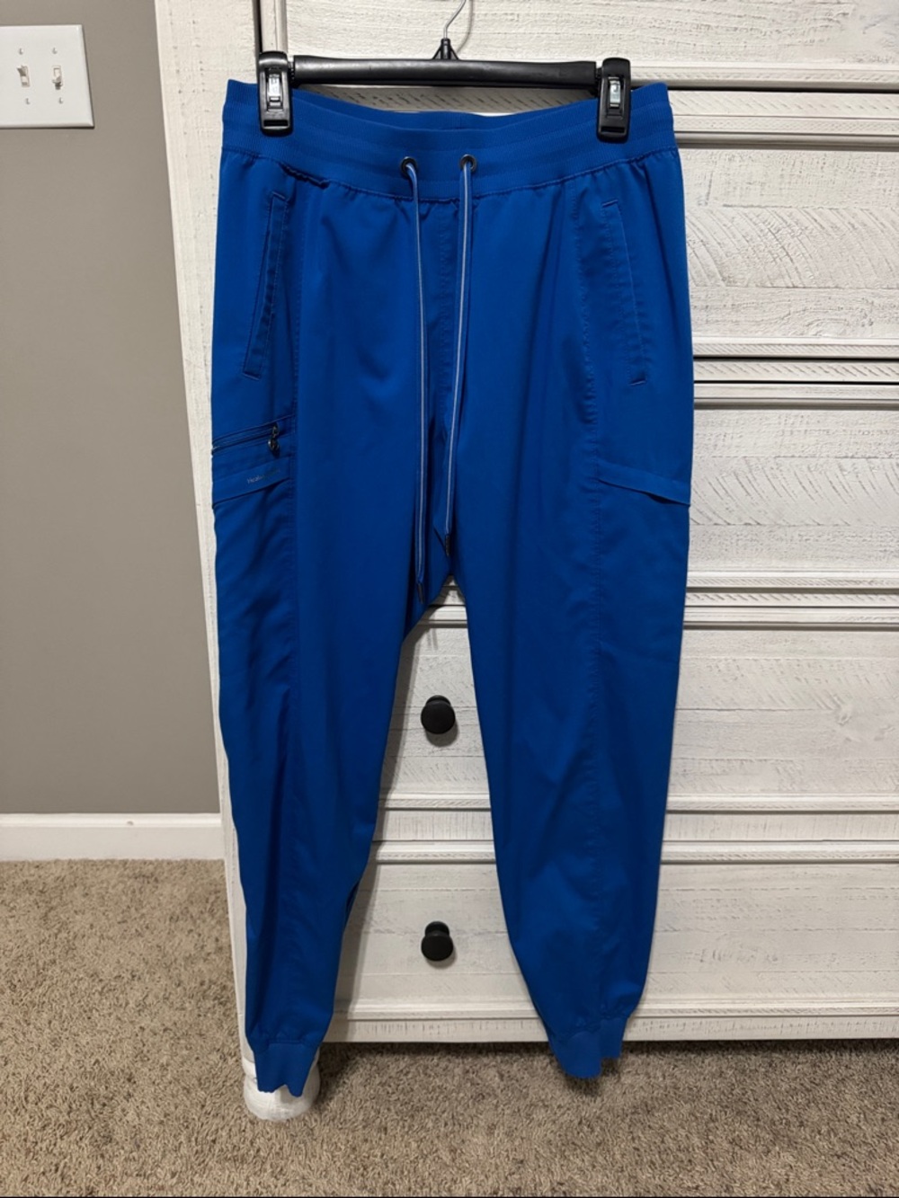 healing hands Women’s Royal Blue Drawstring Scrub Pants